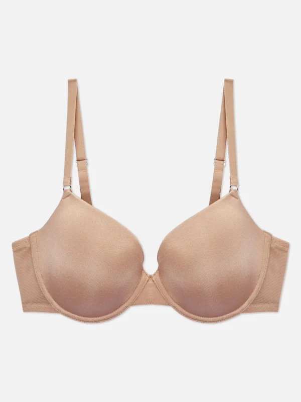 Primark A-D Essential Full Cup Padded T-Shirt Bra Sand Flash Sale