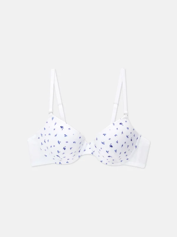 Primark A-D Printed T-Shirt Bra Ivory Shop