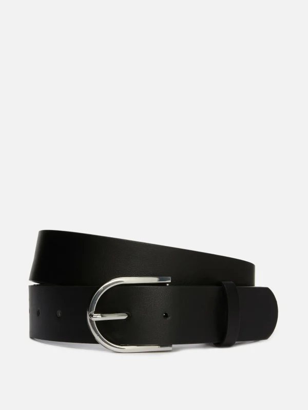 Primark Arch Buckle Belt Black Clearance