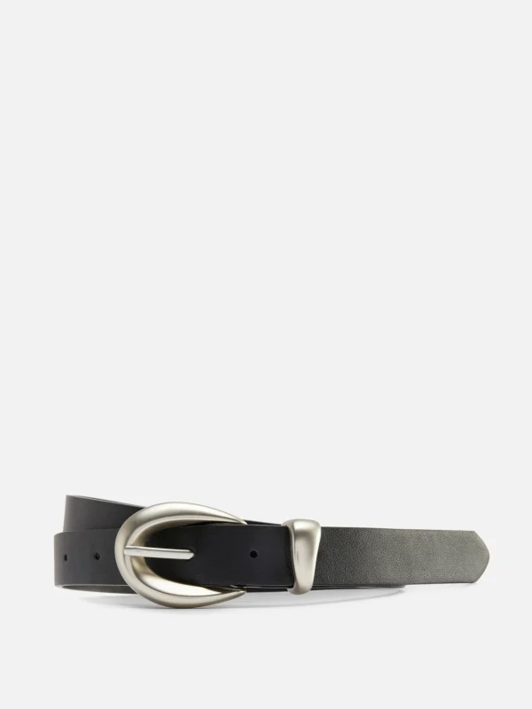 Primark Asymmetrical Buckle Belt Black Cheap