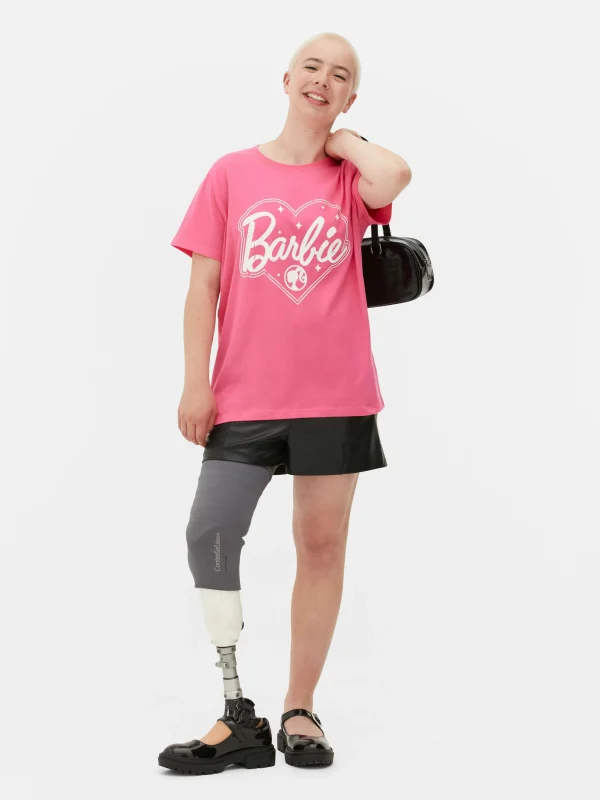 Primark Barbie Graphic T-Shirt Pink Hot