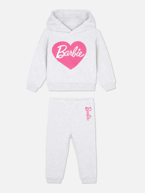 Primark Barbie Hoodie And Joggers Set Gray Shop