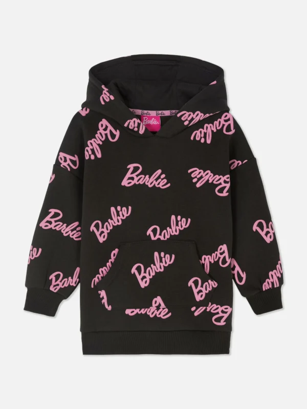 Primark Barbie Longline Hoodie Charcoal Online