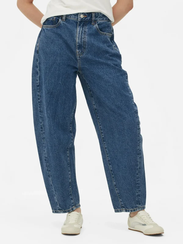 Primark Barrel Jeans Mid Blue Online