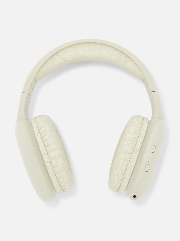 Primark Bluetooth Wireless Headphones Beige Cheap
