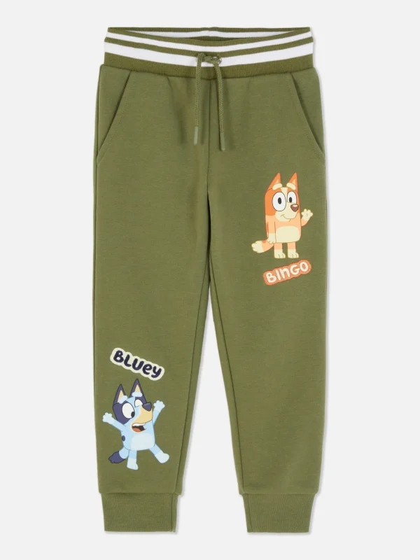 Primark Bluey Graphic Joggers Set Olive Sale