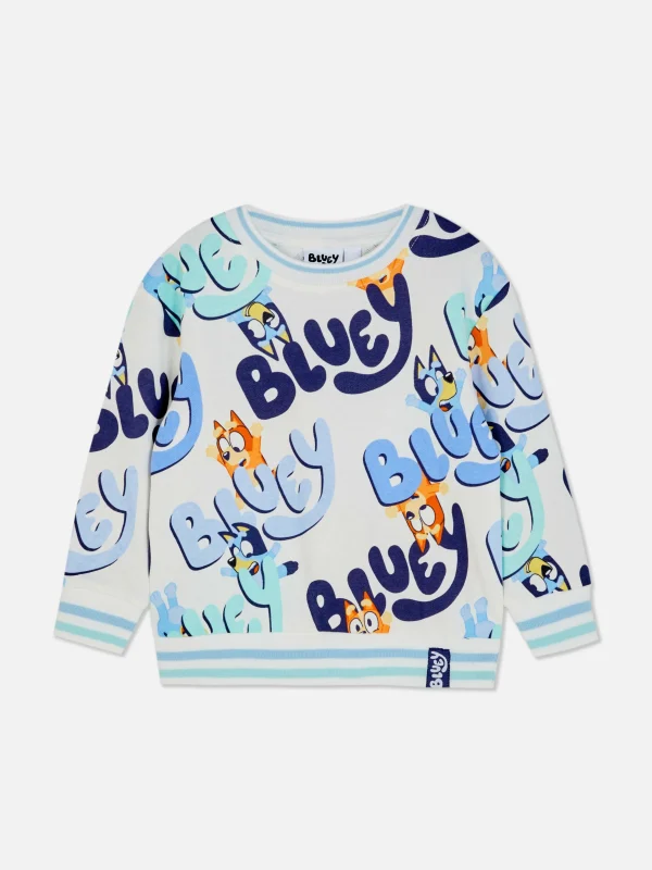 Primark Bluey Graphic Sweatshirt Ivory Discount