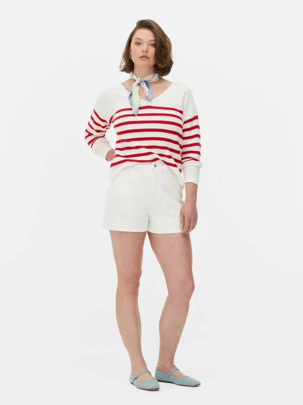 Primark Boat Neck Long Sleeve Sweater Multi Outlet