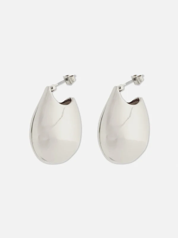 Primark Bucket Drop Earrings White Store