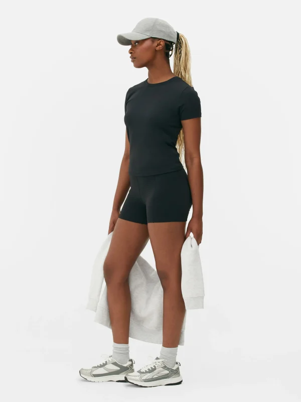Primark Buttery Soft High Waist Yoga Shorts Black Best Sale