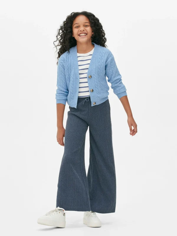 Primark Cable Knit Cardigan Light Blue Shop