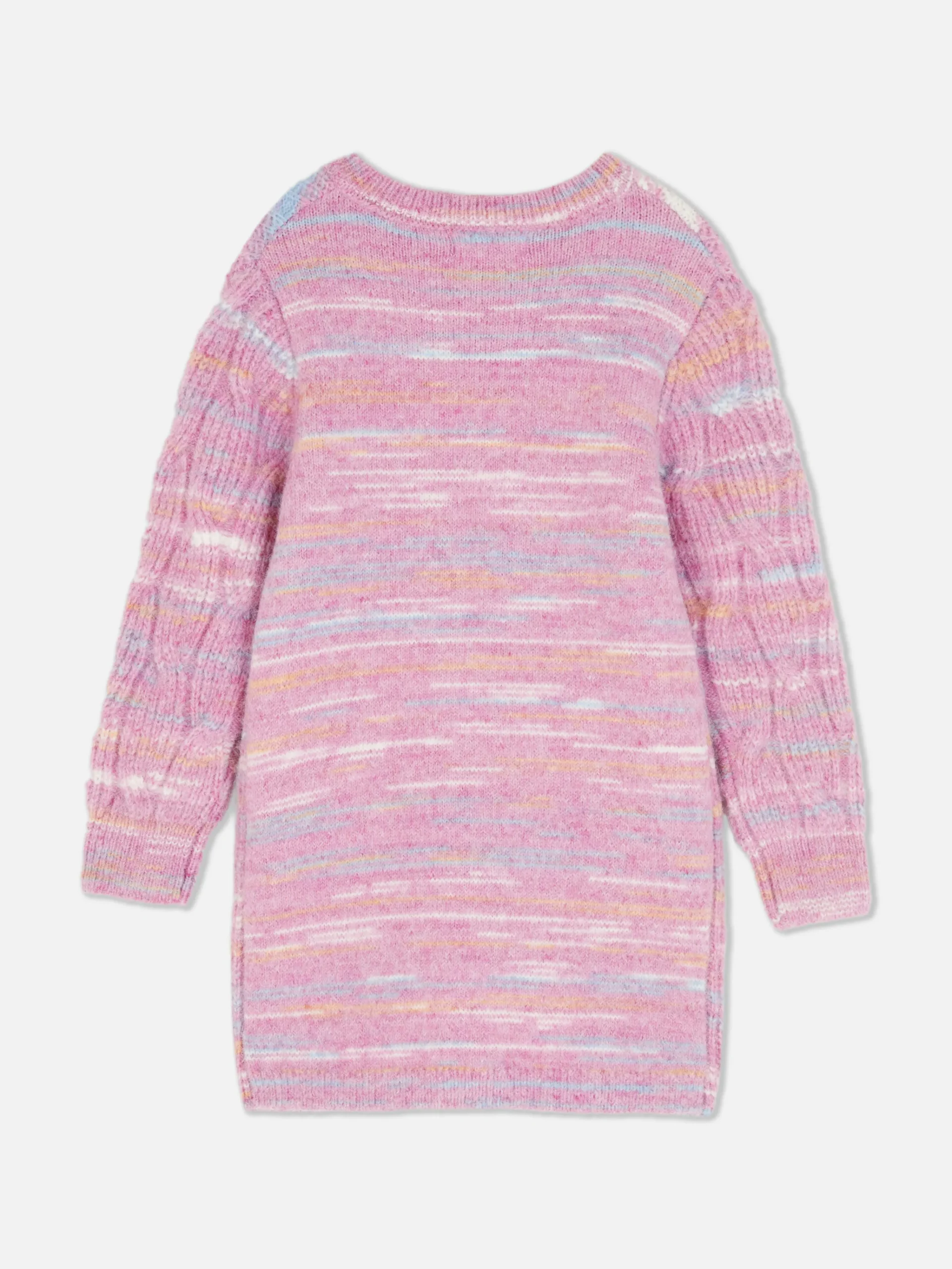 Primark Cable Knit Sweater Dress And Tights Set Multi New