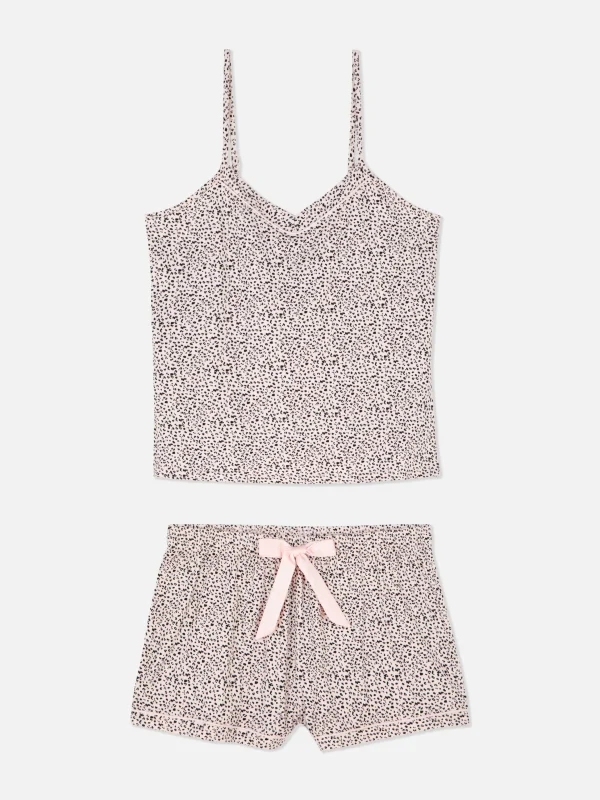Primark Cami And Shorts Pajama Set Blush Best