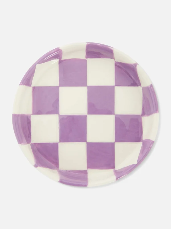 Primark Check Trinket Dish Purple Cheap