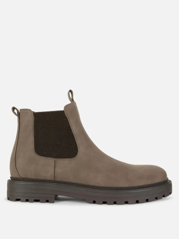 Primark Chunky Chelsea Boots Brown Store