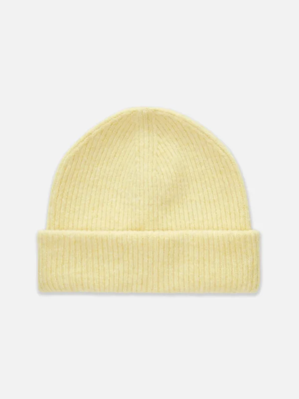 Primark Chunky Knit Cuffed Beanie Yellow Outlet