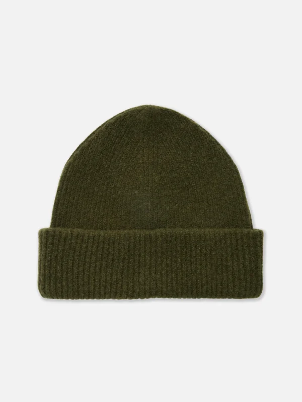 Primark Chunky Knit Cuffed Beanie Olive Best Sale