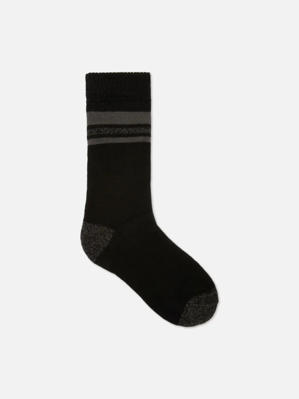 Primark Chunky Thermal Socks Black Discount