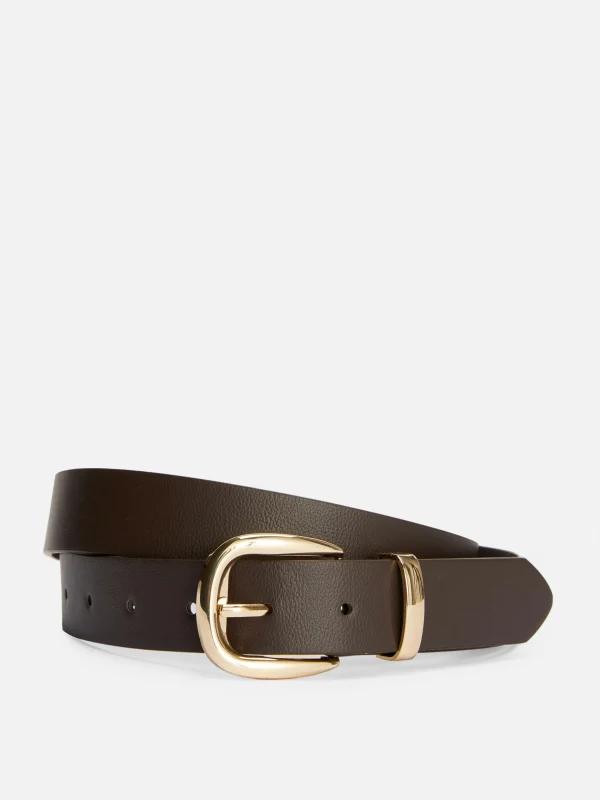 Primark Classic Belt Brown New