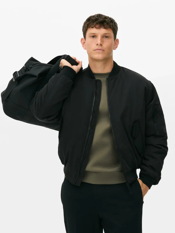 Primark Classic Bomber Jacket Black Fashion