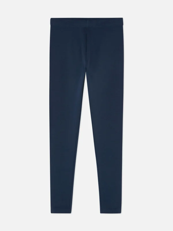 Primark Classic Cotton Leggings Navy New