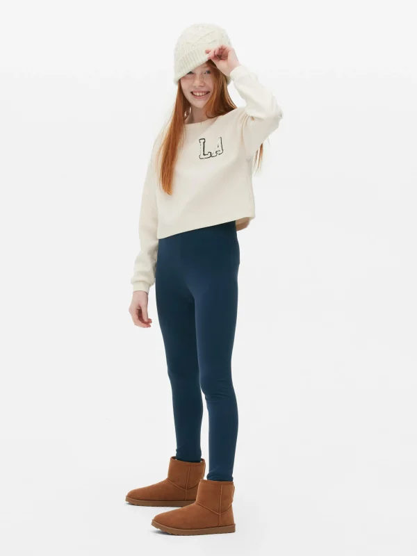 Primark Classic Jersey Leggings Navy New