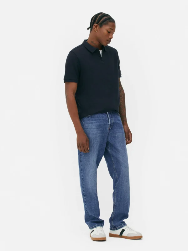 Primark Classic Piqué Polo Navy Sale