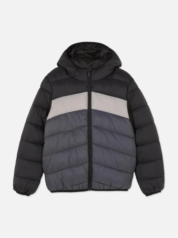 Primark Color Block Padded Jacket Multi Best