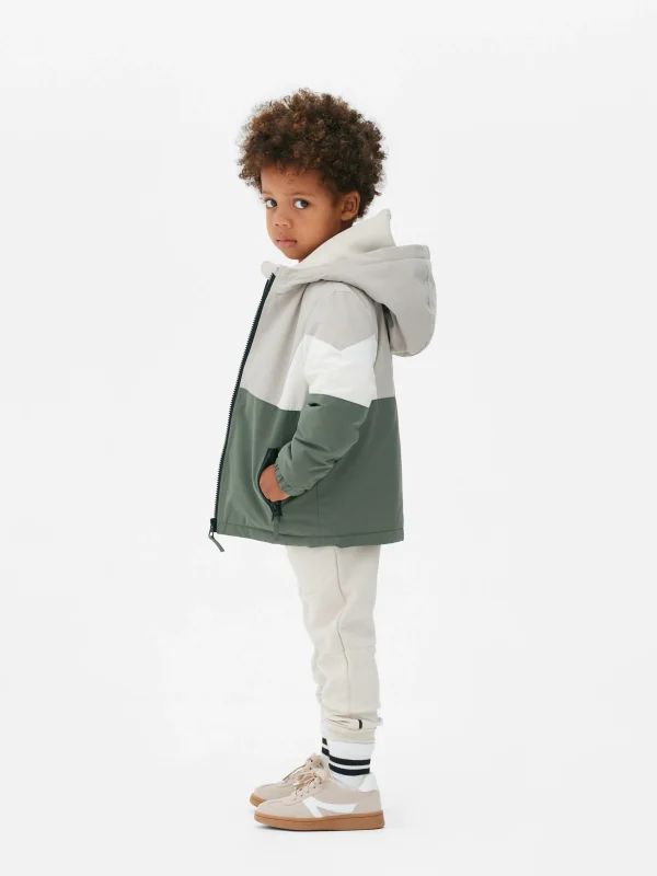 Primark Color Block Windbreaker Olive Sale