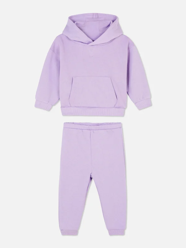 Primark Co-ord Hoodie And Joggers Set Purple Cheap