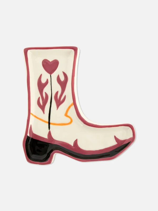 Primark Cowboy Boot Trinket Dish Multi Shop