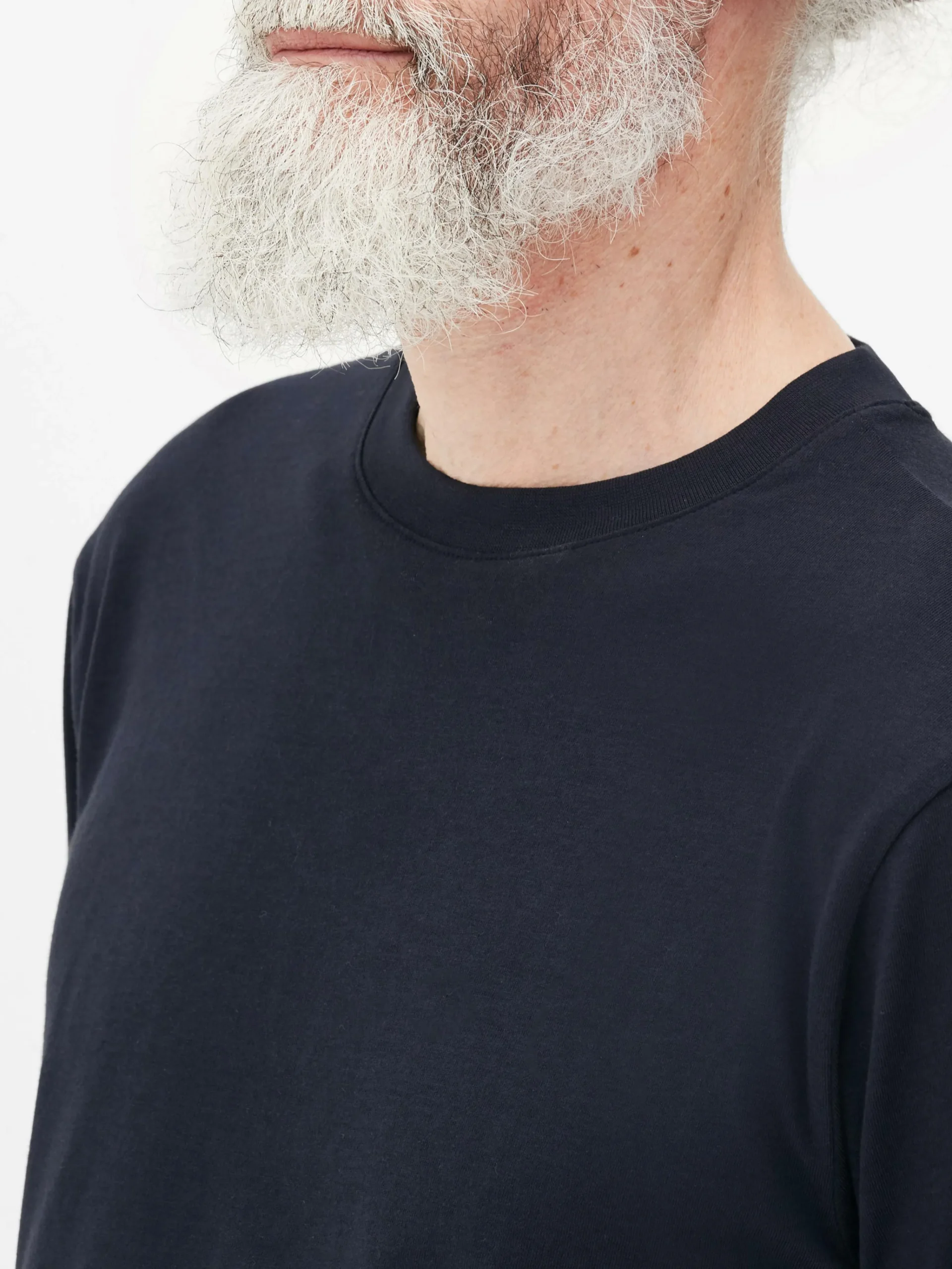 Primark Crew Neck Regular Fit T-Shirt Navy Outlet