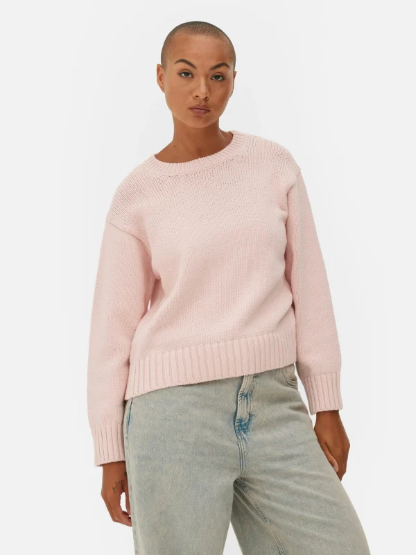 Primark Crew Neck Sweater Blush Outlet