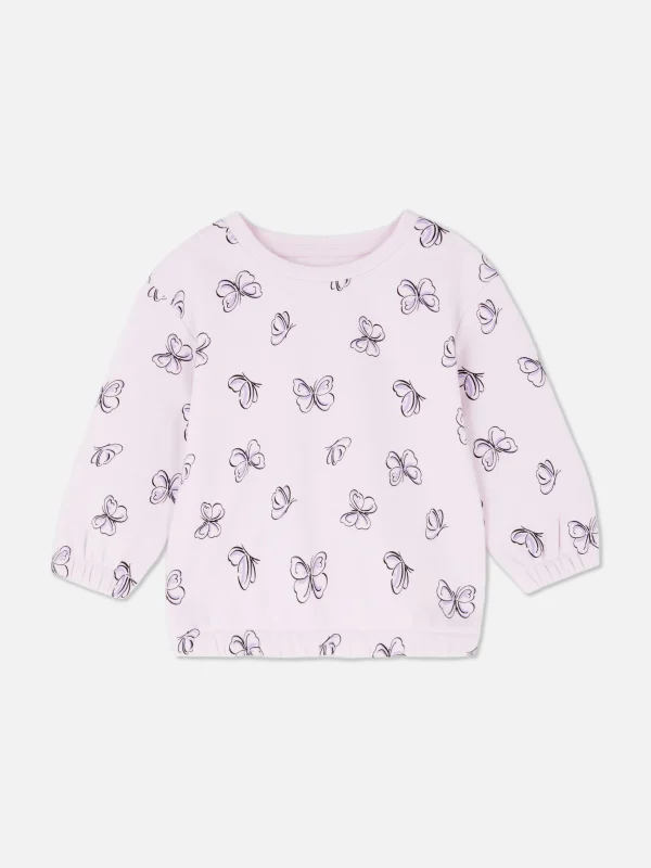 Primark Crew Neck Sweatshirt Light Purple Discount
