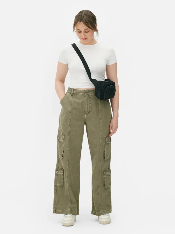 Primark Cropped T-Shirt White Shop