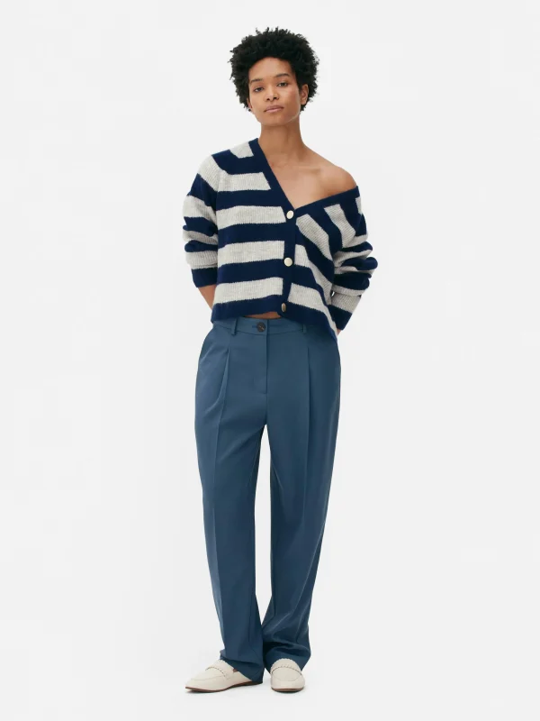 Primark Cropped V-Neck Cardigan Gray Heather Best