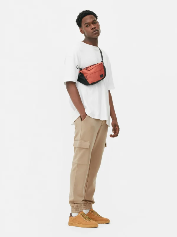 Primark Cuffed Cargo Joggers Stone Store
