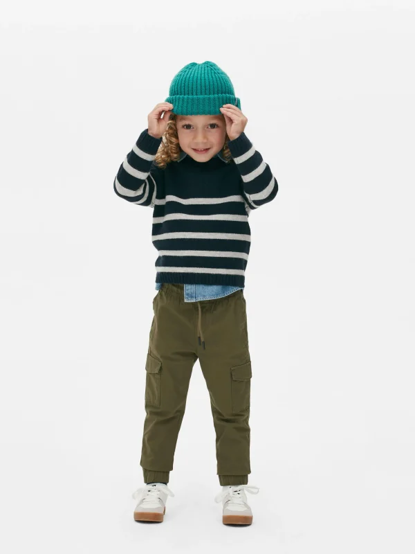 Primark Cuffed Cargo Pants Olive Cheap