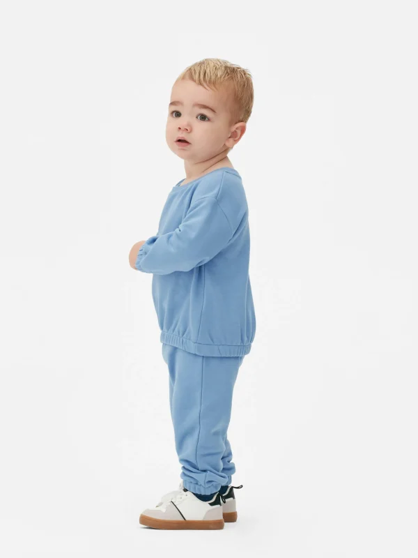 Primark Cuffed Drawstring Joggers Blue Clearance