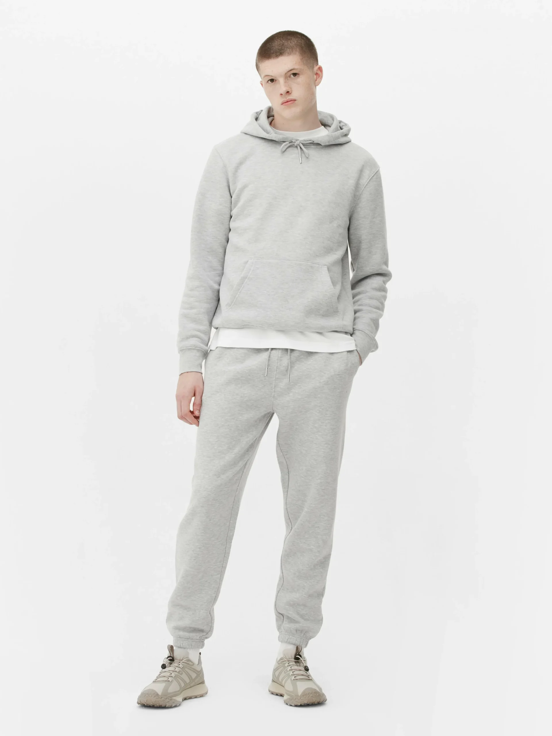 Primark Cuffed Joggers Gray Best Sale
