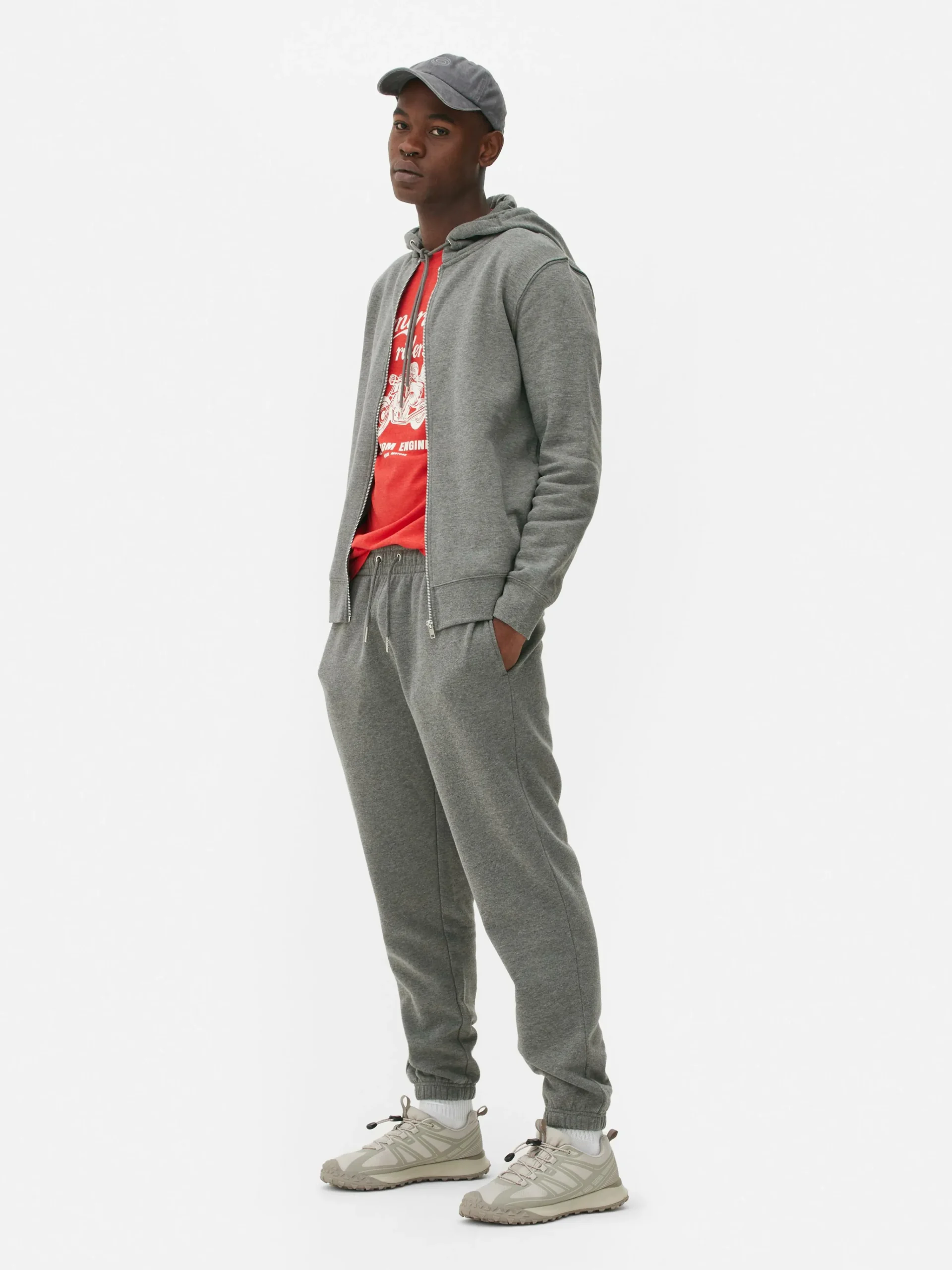 Primark Cuffed Joggers Charcoal Fashion
