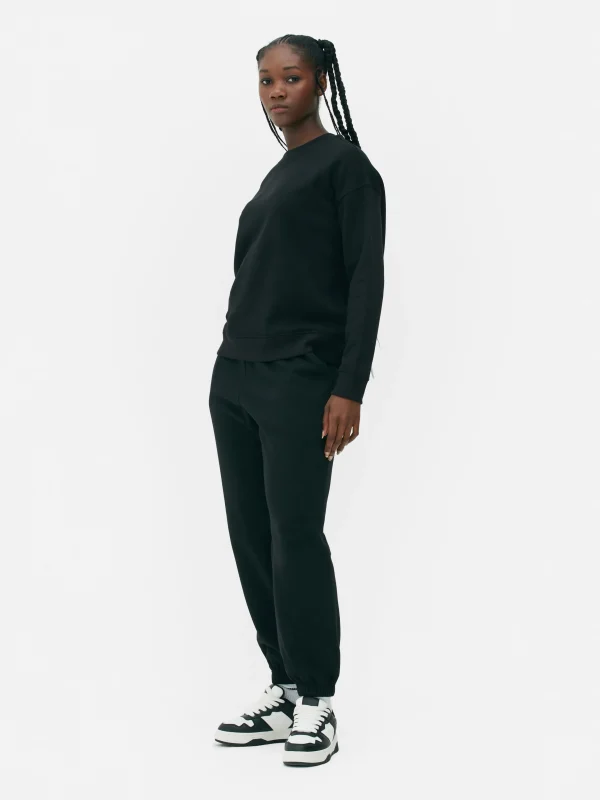 Primark Cuffed Leg Drawstring Joggers Black Sale
