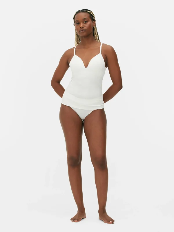 Primark Cupped Shapewear Cami Top White Cheap