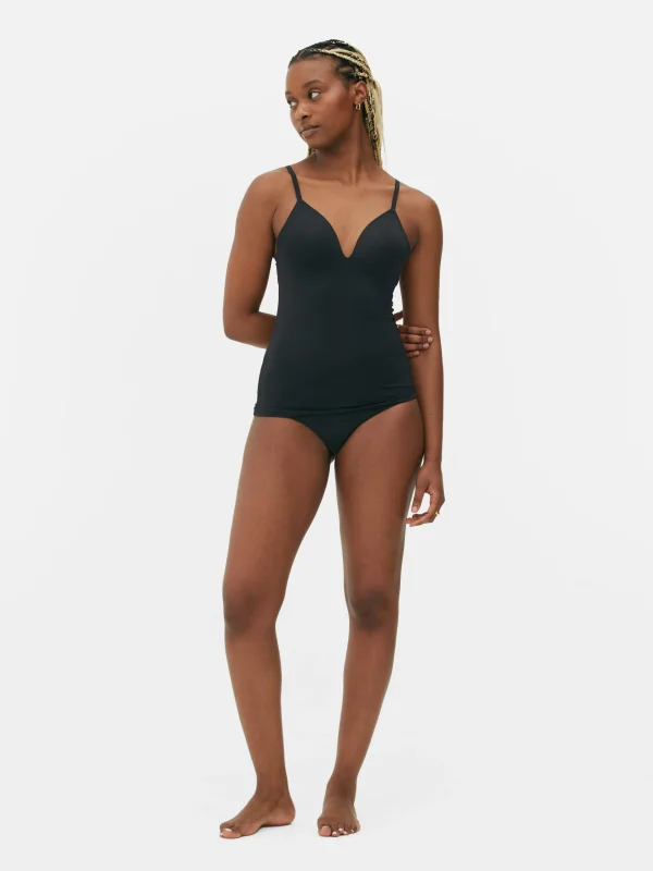 Primark Cupped Shapewear Cami Top Black Cheap