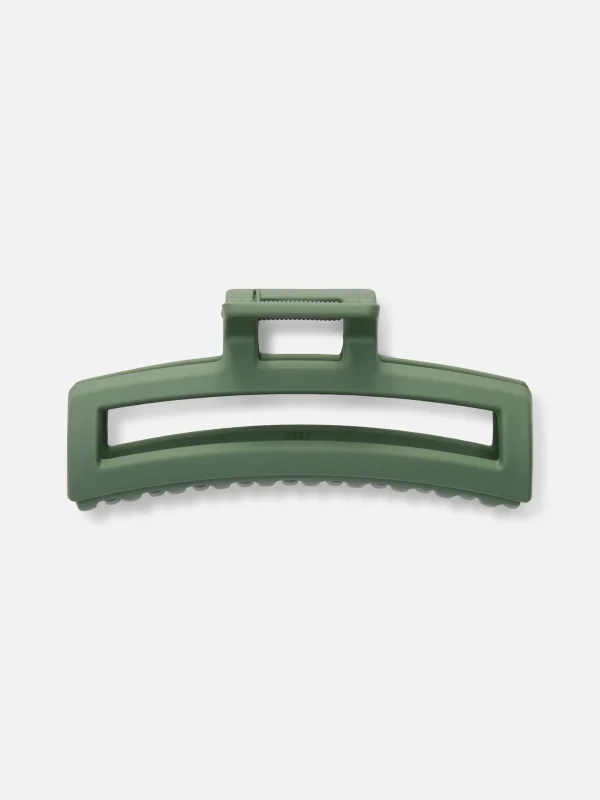 Primark Curved Rectangular Claw Clip Green Store