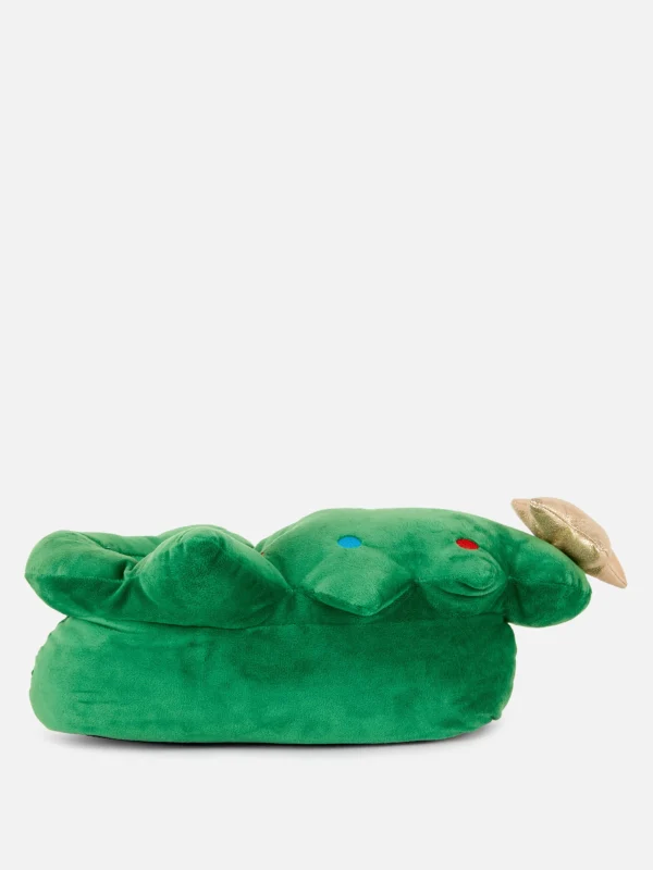Primark 3D Christmas Tree Slippers Green Cheap