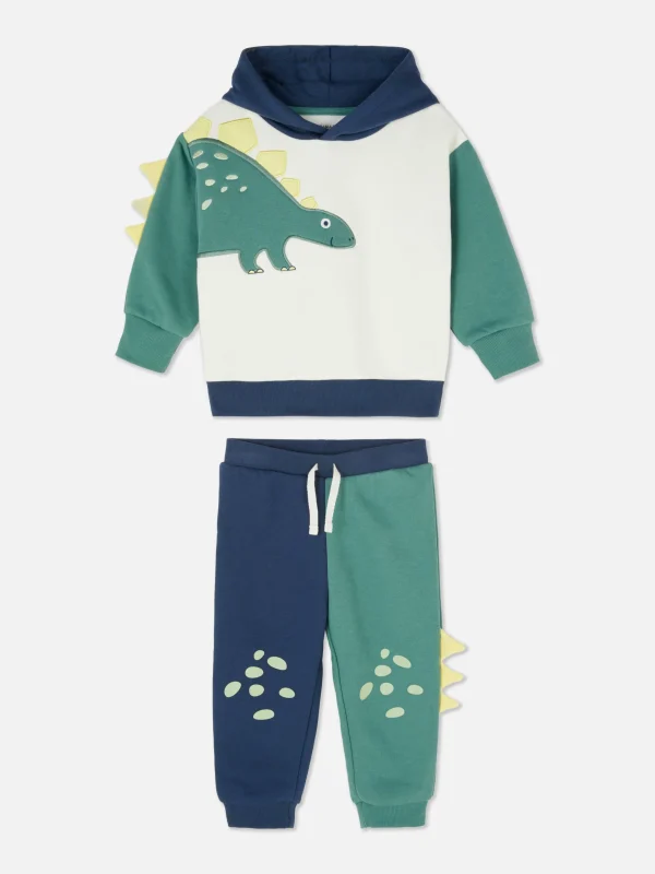 Primark Dinosaur Hoodie And Joggers Set Multi Cheap