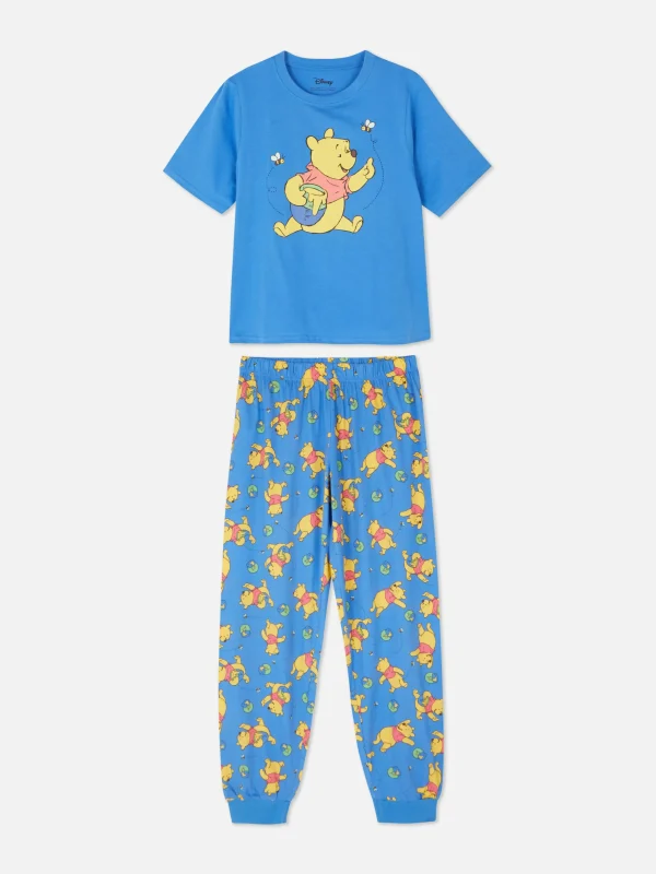 Primark Disney Character Graphic Pajama Set Blue Hot