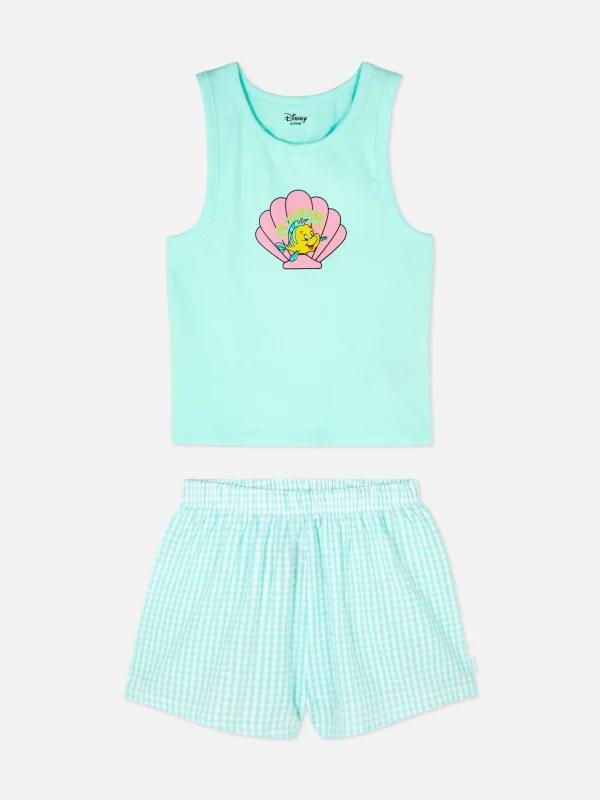 Primark Disney’s Character Shorts Pajamas Aqua Discount