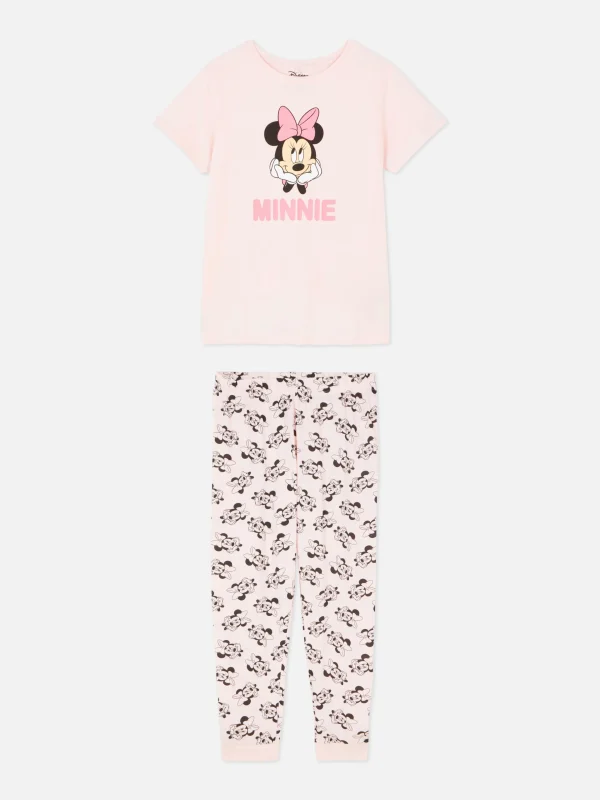 Primark Disney's Characters T-Shirt Pajamas Pink Clearance